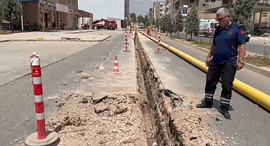 Mardin'de doğalgaz hattında bomba paniği