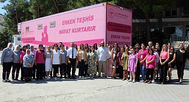 Mobil Kanser Tarama Tırı'nda erken teşhis konuluyor