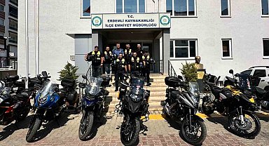 Motosiklet tutkunları kask kullanımına dikkat çekti