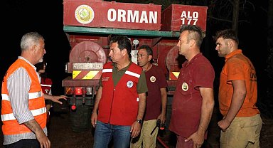 Muğla Büyükşehir Belediyesi orman yangınlarında tüm gücüyle sahada