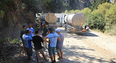 Muğla Büyükşehir Datça Belen mevkiindeki su sorununu çözdü