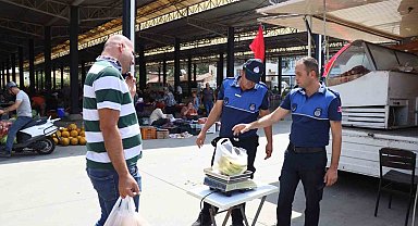 Nazilli zabıta ekiplerinden hassas denetim