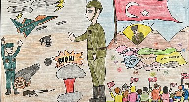 Öğrencilerin gözünden Büyük Zafer: SGM'nin yarışmasında en güzel resimler belli oldu