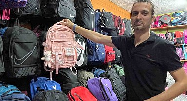 Okul çantalarının satışı başladı