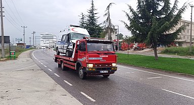Ordu'da ambulans kazası: 4 yaralı