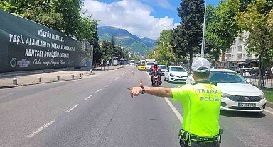 Ordu'da bir haftada yaklaşık 16 bin araç ve sürücüsü denetlendi