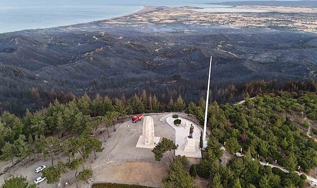 Orman yangını sonrası Tarihi Alan'ın Kuzey Hattı ziyarete açıldı