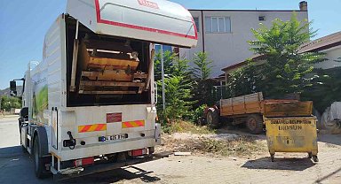Osmaneli'nde tüm çöp konteynerleri temizlendi