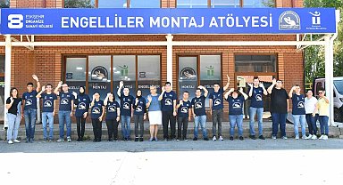 Özel bireyler montaj atölyelerinde çok mutlu