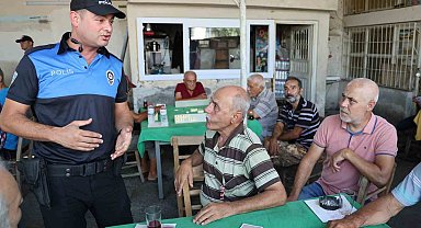 Polis 'Çocuklar boğulmasın' diye kapı kapı gezdi