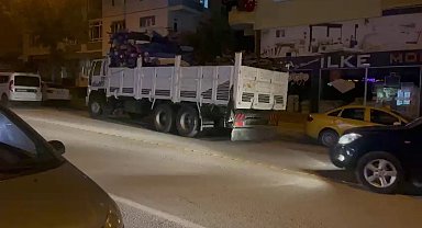Polisi harekete geçiren kamyonun sürücüsüne ceza yağdı