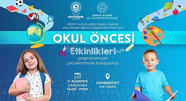 Samsun'da 'Eğitim küçük yaşta başlar' etkinliği