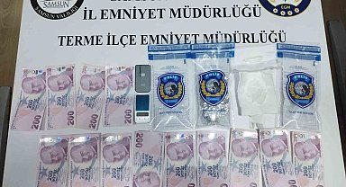 Samsun'da uyuşturucu ve sahte para ele geçti