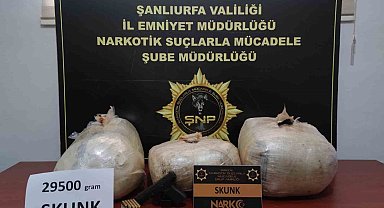Şanlıurfa 29 kilo sentetik uyuşturucu ele geçirildi: 5 gözaltı