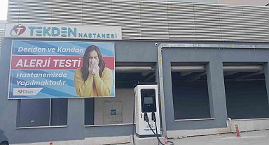 Şarj istasyonu kuran Tekden Hastanesi, Denizli'de bir ilke imza attı