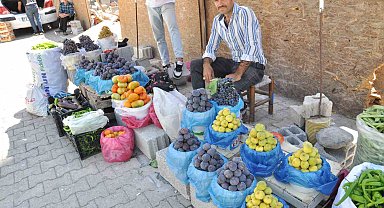 Sason'da hasadı başlayan incir tezgahlarda yerini aldı