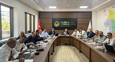 Siirt'te İl Su Kurul Toplantısı yapıldı