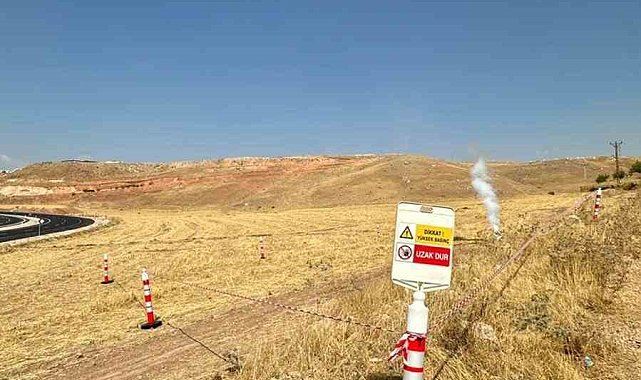 Siirt'te karbondioksit gaz hattında sızıntı