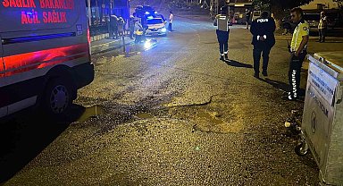 Sinop'ta yoldaki çukura giren motosikletli kaza yaptı: 1 yaralı