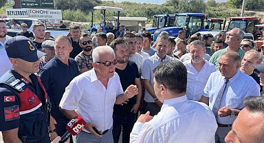 Su alamayan üreticilerin eyleminde arayı kaymakam buldu