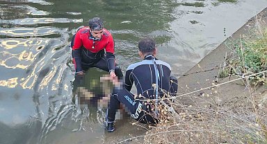 Sulama kanalına giren yabancı uyruklu şahıs hayatını kaybetti