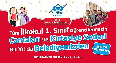 Sultangazi Belediyesi'nden eğitime destek: Binlerce öğrenciye çanta ve kırtasiye seti dağıtılacak