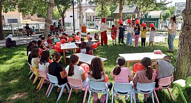 Talas'ta gezici kütüphane yaz turunu tamamladı