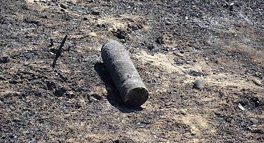Tarihi Alan'daki orman yangını sonrası Çanakkale Savaşları'ndan kalma top mermisi ortaya çıktı