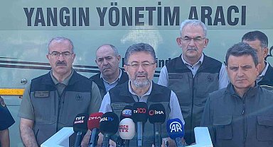 Tarım ve Orman Bakanı açıkladı...Çanakkale'deki yangın kontrol altında
