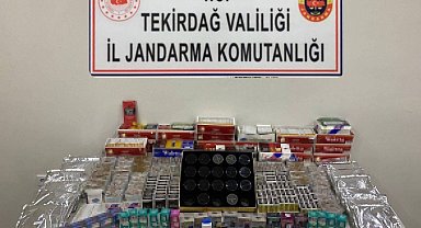 Tekirdağ'da kaçak sigara operasyonu