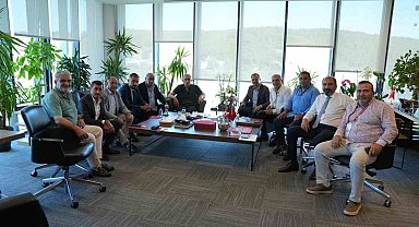 TFF 3. Lig kulüp başkanları, TFF Başkanı Hacıosmanoğlu'nu ziyaret etti