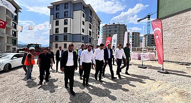 TOKİ Başkanı Sungur, Karabük'te projeleri yerinde inceledi