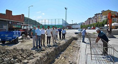 Türkeli'de doğalgaz dolum tesisi çalışmaları başladı