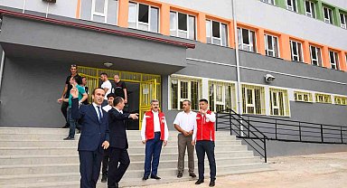 Uşak'ta depreme dayanıksız okullarda güçlendirme çalışmaları devam ediyor