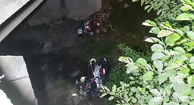 Uzungöl'de Suudi turist motosiklet ile dereye uçtu: 1 ölü