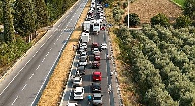 Yangın nedeniyle trafiğe kapatılan Aydın-Mğla Karayolu açıldı