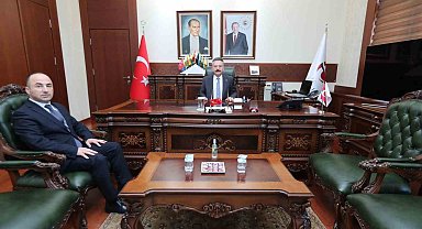 Yeni İl Emniyet Müdürü Vali Aksoy'u ziyaret etti