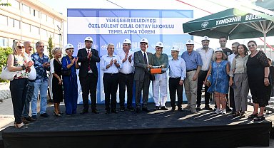 Yenişehir'de 320 öğrenci kapasiteli ilkokulun temeli atıldı