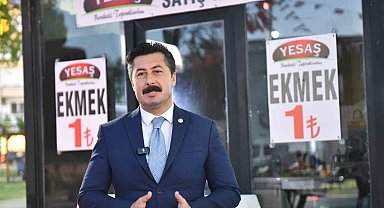 Yenişehir'de ekmek 1 TL'den satılmaya başlandı