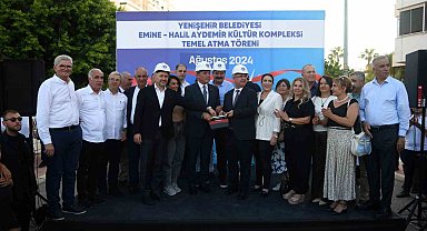 Yenişehir'de kütüphane ve taziyeevinden oluşan kompleksin temeli atıldı