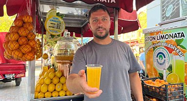 Yerli ve yabancı turistler sifon limonataya yoğun ilgi gösteriyor