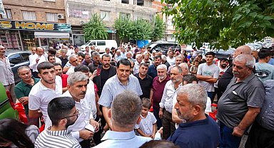 Yılmaz, mahalle ziyaretlerini aralıksız sürdürüyor