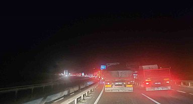 Yol çalışması sürücüleri isyan ettirdi, 10 kilometrelik araç konvoyu oluştu