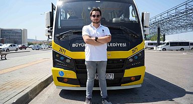 Yüksek lisans diplomalı şoför, gördüğü dersleri meslek hayatında uyguluyor