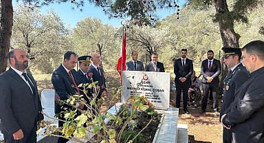 Zafer Bayramı'nda Datçalı şehitler unutulmadı