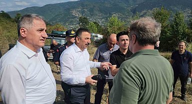 Zonguldak'taki orman yangınında 22 dönüm arazi zarar gördü
