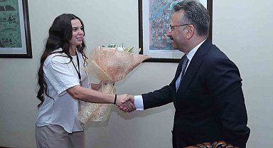 'Genç Aşçılar-Geleceğim Mutfağım' proje ortakları Vali Aksoy'u ziyaret etti