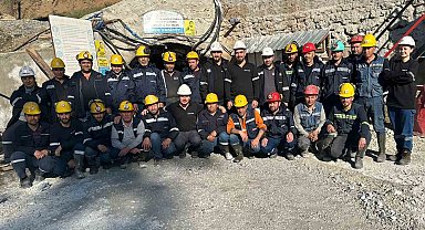Adana'da maden ocağında deprem tatbikatı yapıldı