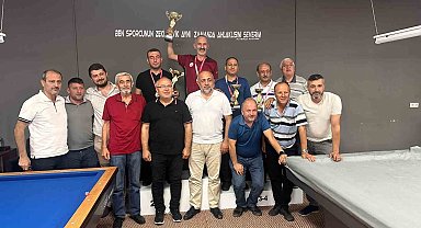 Afyonkarahisar'da Üç Bant Bilardo İl Şampiyonası tamamlandı
