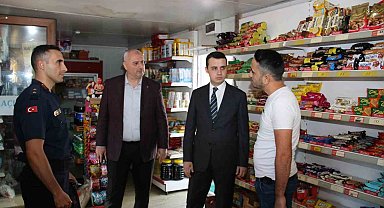 Ahilik Haftasında esnafı gezdiler